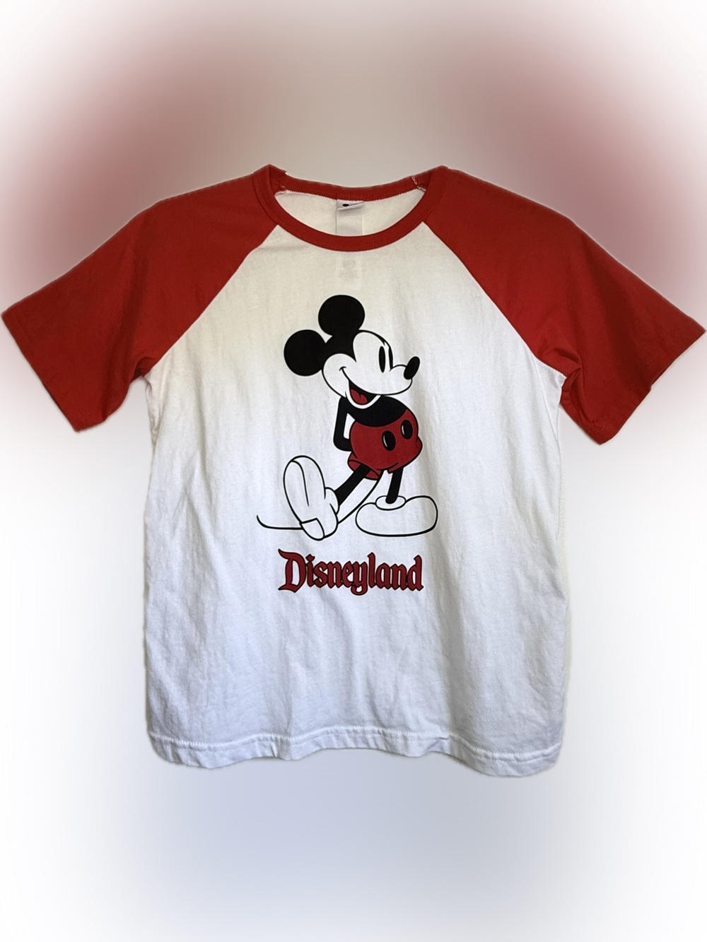 Disney Parks Disneyland Raglan Baseball Style Shirt Size Youth XL (14)